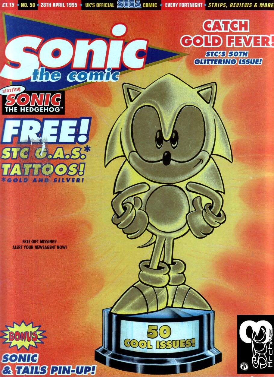 Sonic - The Comic Issue No. 050 Comic cover page